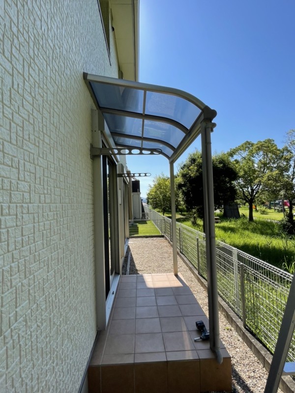 【瀬戸市】囲いテラス施工しました。雨よけサムネイル