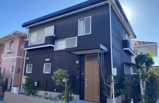 外壁塗装施工後ピュアフレックスフッ素