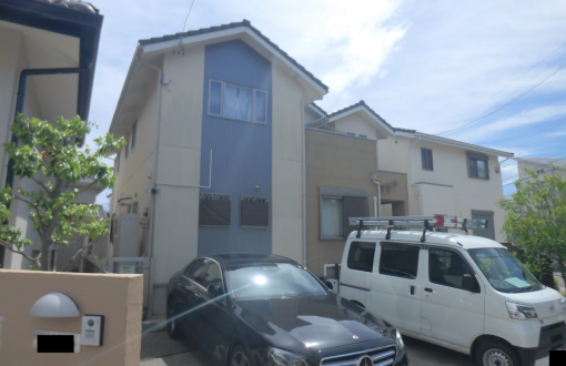 外壁塗装施工前サイディング