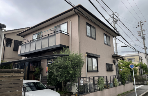 外壁塗装施工前サイディングボード