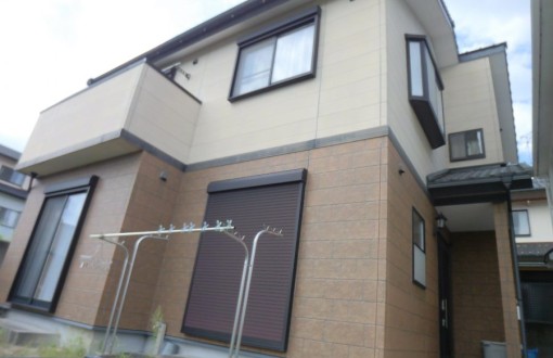 外壁塗装施工前サイディング