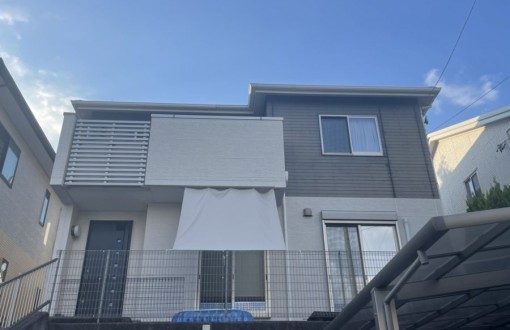 外壁塗装施工前サイディング