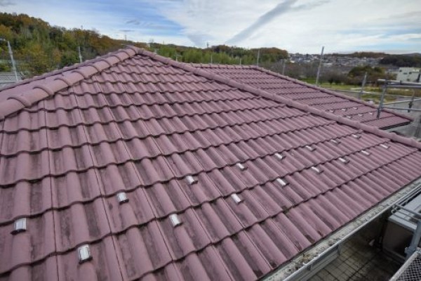 【瀬戸市】瓦屋根の塗装を行いました。（モニエル瓦）サムネイル