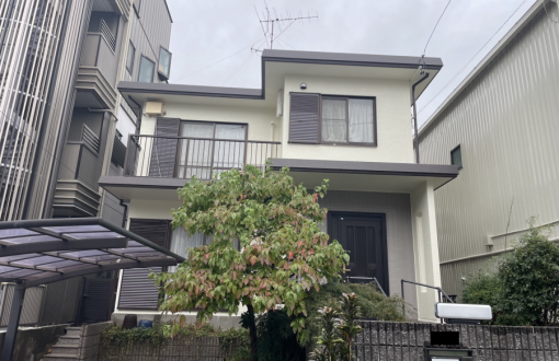 外壁塗装施工後RHピュアフレックス無機