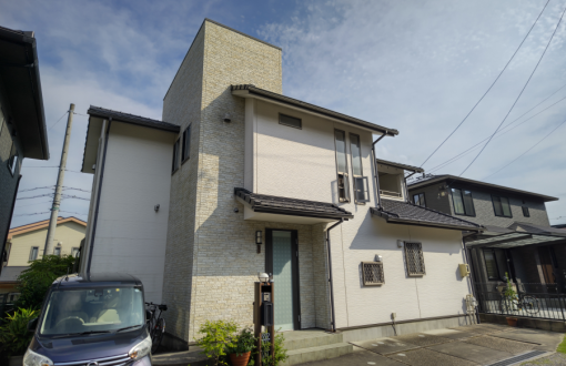 外壁塗装施工前サイディング