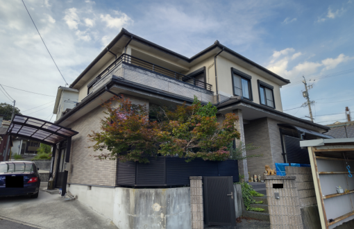 外壁塗装施工前サイディングボード