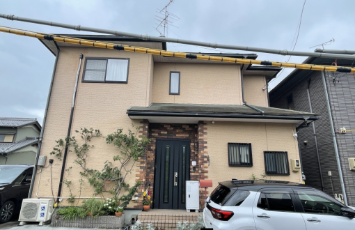 外壁塗装施工前サイディングボード