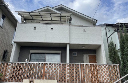 外壁塗装施工前サイディング