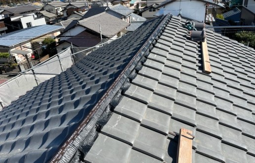 屋根ハイロール・漆喰工事　I様邸サムネイル