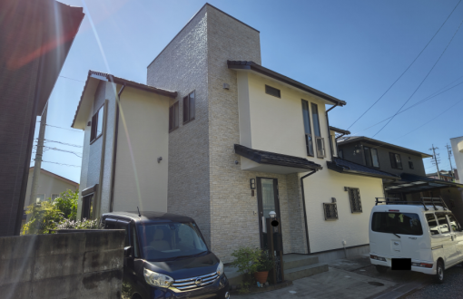 外壁塗装施工後RHピュアフレックス無機