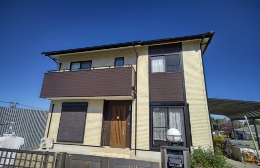 外壁塗装施工後クリヤーパーフェクトトップ