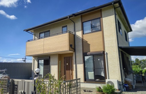 外壁塗装施工前サイデイングボード