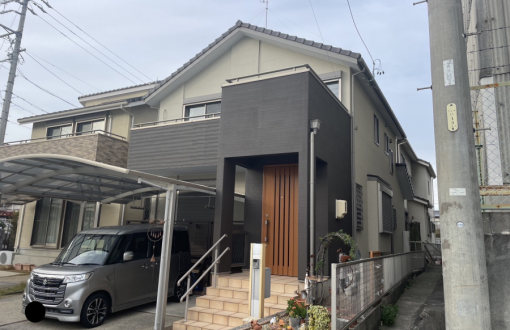 外壁塗装施工後ナノコンポジットW