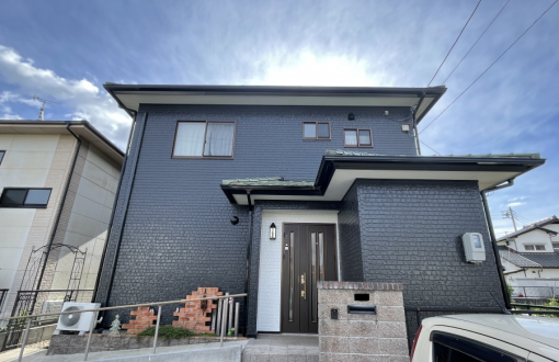 外壁塗装施工後RHピュアフレックス無機