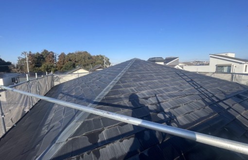 屋根カバー工法施工前