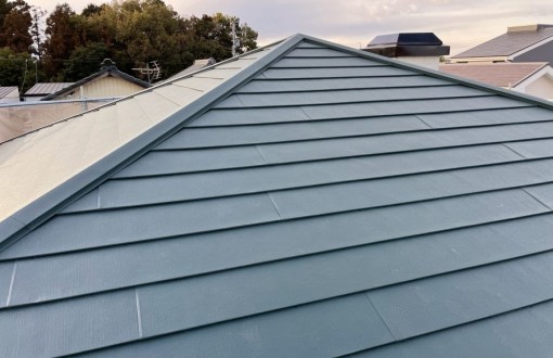 屋根カバー工法施工後