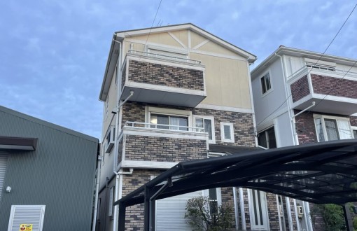 外壁塗装施工前サイディングボード