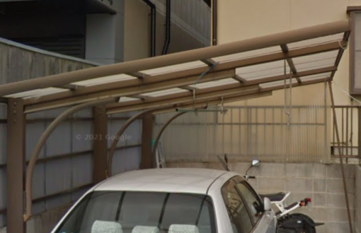 波板交換施工前