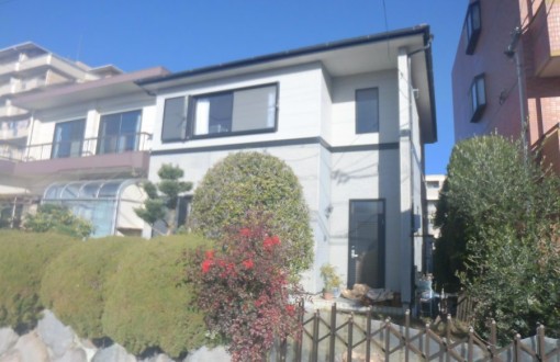 外壁塗装施工前サイディングボード