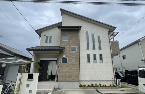 外壁塗装施工前サイディングボード