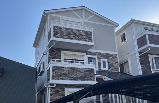 外壁塗装施工後RHピュアフレックス無機