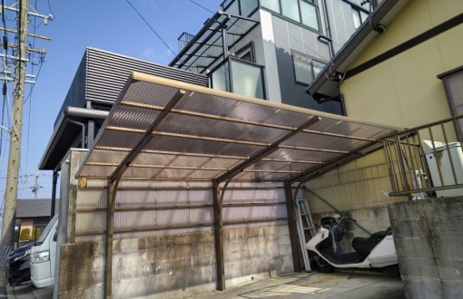 波板交換施工後