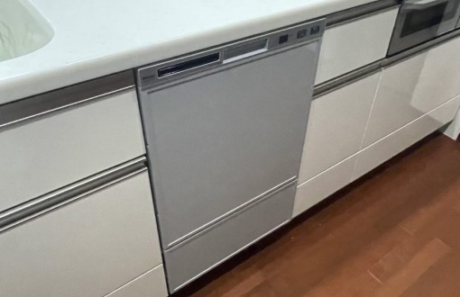 食洗器施工後フロントオープン