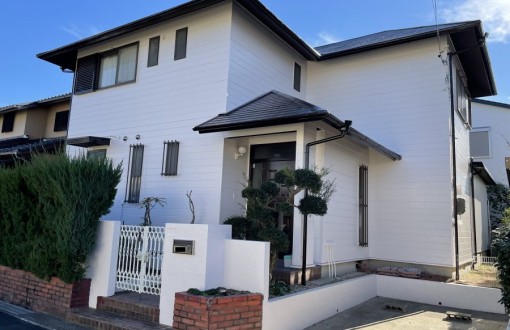 外壁塗装施工後RHピュアフレックス無機