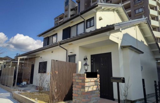 外壁塗装施工後RHピュアフレックス無機