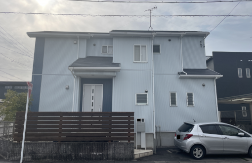 外壁塗装施工前サイディングボード