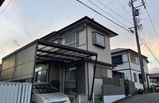 外壁塗装施工前モルタル