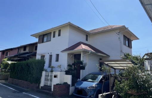 外壁塗装施工前サイディングボード