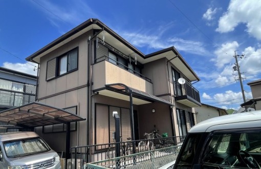 外壁塗装施工前サイディングボード