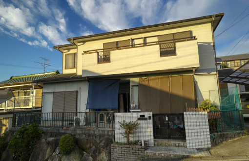 外壁塗装施工前サイディングボード