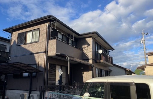 外壁塗装施工後RHピュアフレックス無機