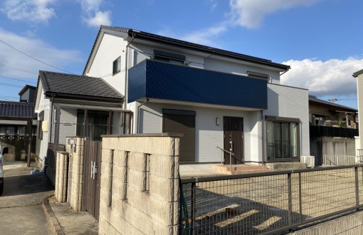 外壁塗装施工後RHピュアフレックス無機