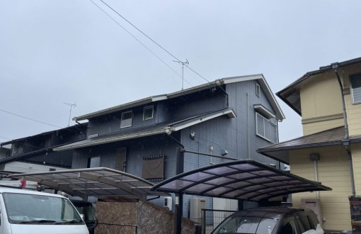 外壁塗装施工後サイディングボード