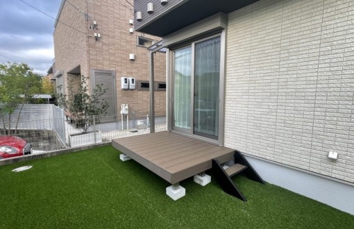 ウッドデッキ施工後