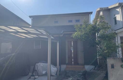 外壁塗装施工後サイディングボード