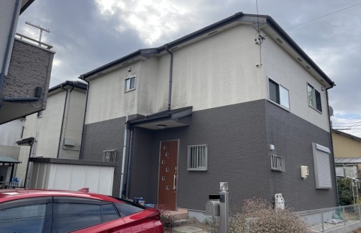 外壁塗装施工前サイディングボード