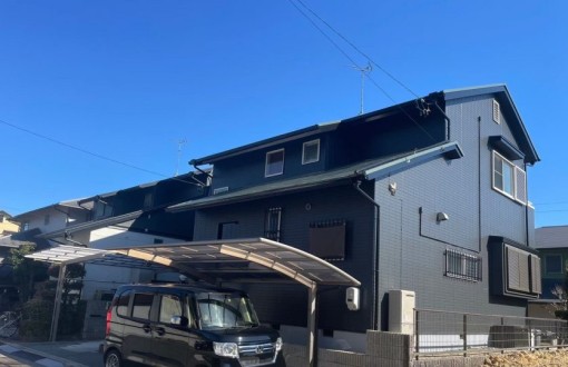 外壁塗装施工後サイディングボード