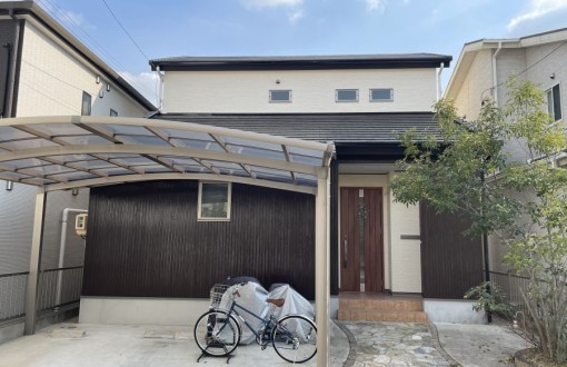 外壁塗装施工後RHピュアフレックス無機