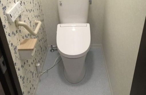 トイレ交換施工後
