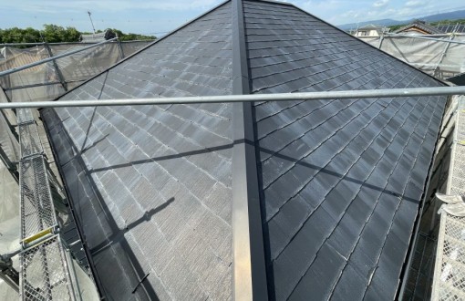 屋根カバー工法施工前カラーベスト