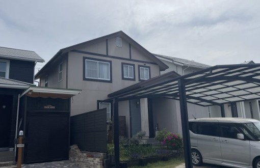 外壁塗装施工前_サイデイングボード