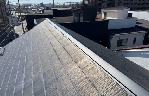 屋根棟板金交換施工後