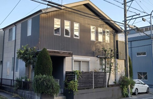 外壁塗装施工前サイディングボード