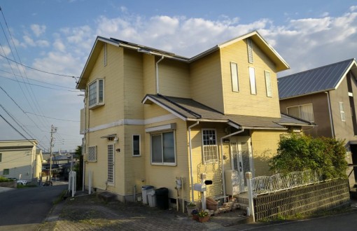 外壁塗装施工前_サイデイングボード