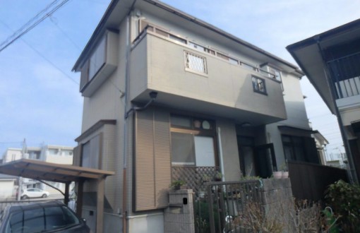 外壁塗装施工前_Ｒサイデインボード