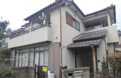 外壁塗装施工前_モルタル